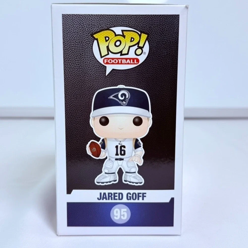 Funko‎ Pop Football Jared Goff #95 LA Los Angeles Rams NFL Vinyl Figure Vaulted